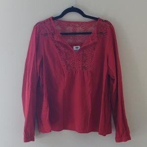 Old Navy Rust Blouse